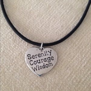 Serenity Courage Wisdom Bracelet Hand Crafted Silver Toned